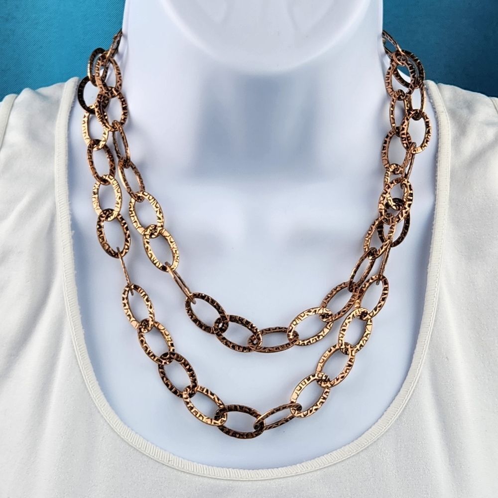 💜NWOT Premier "English Rose" Versatile Multi Strand Statement Necklace - Picture 6 of 11